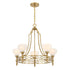 Allston 5-Light Chandelier in Warm Brass