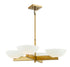 Fallon 4-Light Chandelier in Warm Brass