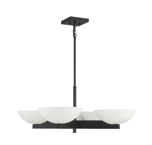 Fallon 4-Light Chandelier in Warm Brass