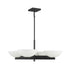 Fallon 4-Light Chandelier in Warm Brass