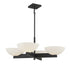 Fallon 4-Light Chandelier in Warm Brass