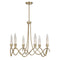 Sofia 6-Light Chandelier in Noble Brass
