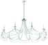 Kameron 10-Light Chandelier in Polished Nickel