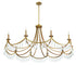 Kameron 10-Light Chandelier in Polished Nickel