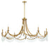 Kameron 10-Light Chandelier in Polished Nickel