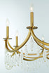 Kameron 10-Light Chandelier in Polished Nickel