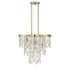 Livorno 4-Light Chandelier in Noble Brass