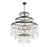 Luna 15-Light Chandelier in Warm Brass