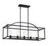 Palladian 5-Light Linear Chandelier in Warm Brass