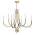 Bradford 8-Light Chandelier in Noble Brass