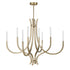 Bradford 8-Light Chandelier in Noble Brass