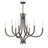 Bradford 8-Light Chandelier in Noble Brass