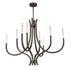 Bradford 8-Light Chandelier in Noble Brass