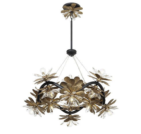 Giselle 16-Light Chandelier in Delphine