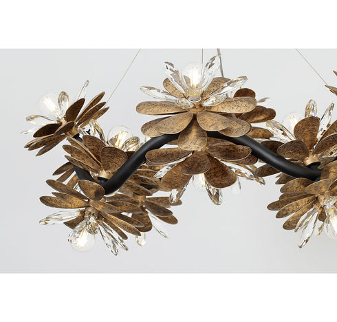 Giselle 16-Light Chandelier in Delphine