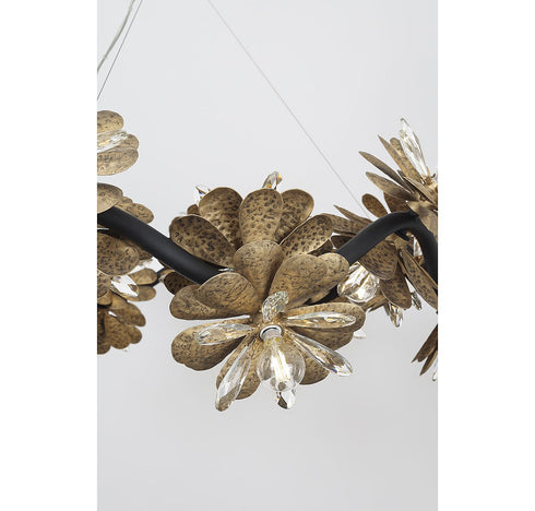 Giselle 24-Light Chandelier in Delphine