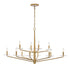 Judi 12-Light Chandelier in Distressed Gold by Breegan Jane