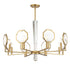 Leighton 8-Light Chandelier in Warm Brass