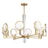 Leighton 8-Light Chandelier in Warm Brass