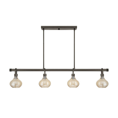 Sheriden 4-Light Chandelier in Mediterranean Bronze