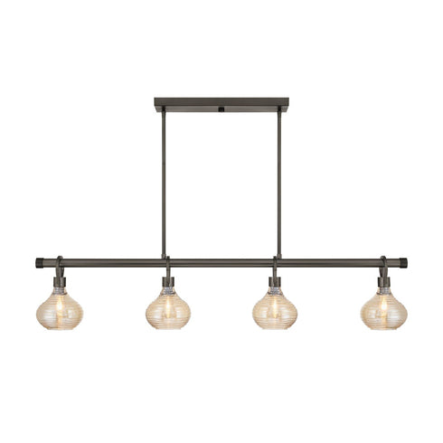 Sheriden 4-Light Chandelier in Mediterranean Bronze