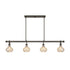 Sheriden 4-Light Chandelier in Mediterranean Bronze