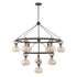 Sheriden 10-Light Chandelier in Mediterranean Bronze