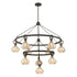 Sheriden 10-Light Chandelier in Mediterranean Bronze
