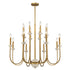 Oakhurst 16-Light Chandelier in Antique Gold