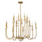 Oakhurst 16-Light Chandelier in Antique Gold