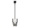 Orleans 5-Light Linear Chandelier in Black Cashmere