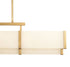Orleans 5-Light Linear Chandelier in Distressed Gold