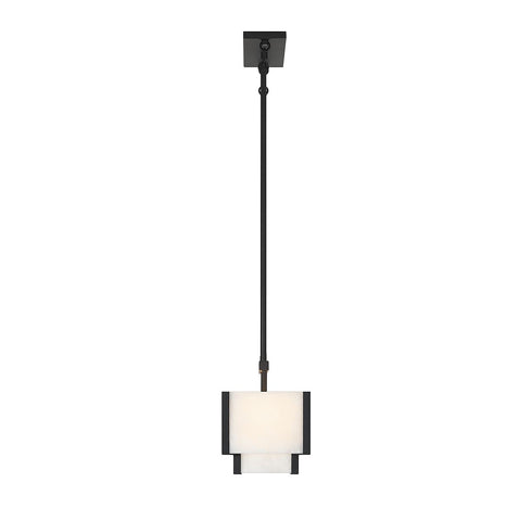 Orleans 8-Light Linear Chandelier in Black Cashmere