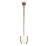 Orleans 8-Light Linear Chandelier in Black Cashmere