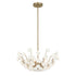 Flores 4-Light Chandelier in Noble Brass by Breegan Jane