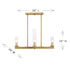 Carina 5-Light Chandelier in Warm Brass