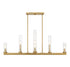 Carina 9-Light Chandelier in Warm Brass