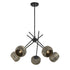 Jasper 5-Light Chandelier in Warm Brass