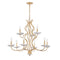 Lilly 9-Light Chandelier in Royal Gold by Breegan Jane