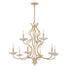 Lilly 9-Light Chandelier in Royal Gold by Breegan Jane