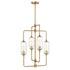 Holton 4-Light Chandelier in Warm Brass