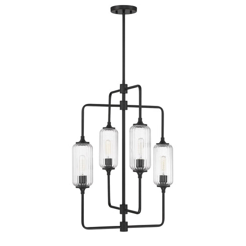 Holton 4-Light Chandelier in Warm Brass
