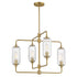 Holton 4-Light Chandelier in Warm Brass