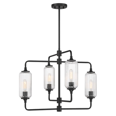 Holton 4-Light Chandelier in Warm Brass