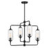 Holton 4-Light Chandelier in Warm Brass
