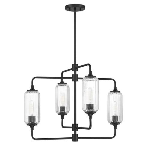 Holton 4-Light Chandelier in Warm Brass