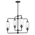 Holton 4-Light Chandelier in Warm Brass