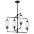 Holton 4-Light Chandelier in Warm Brass