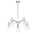 Wright 5-Light Chandelier in Chrome