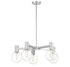 Wright 5-Light Chandelier in Chrome